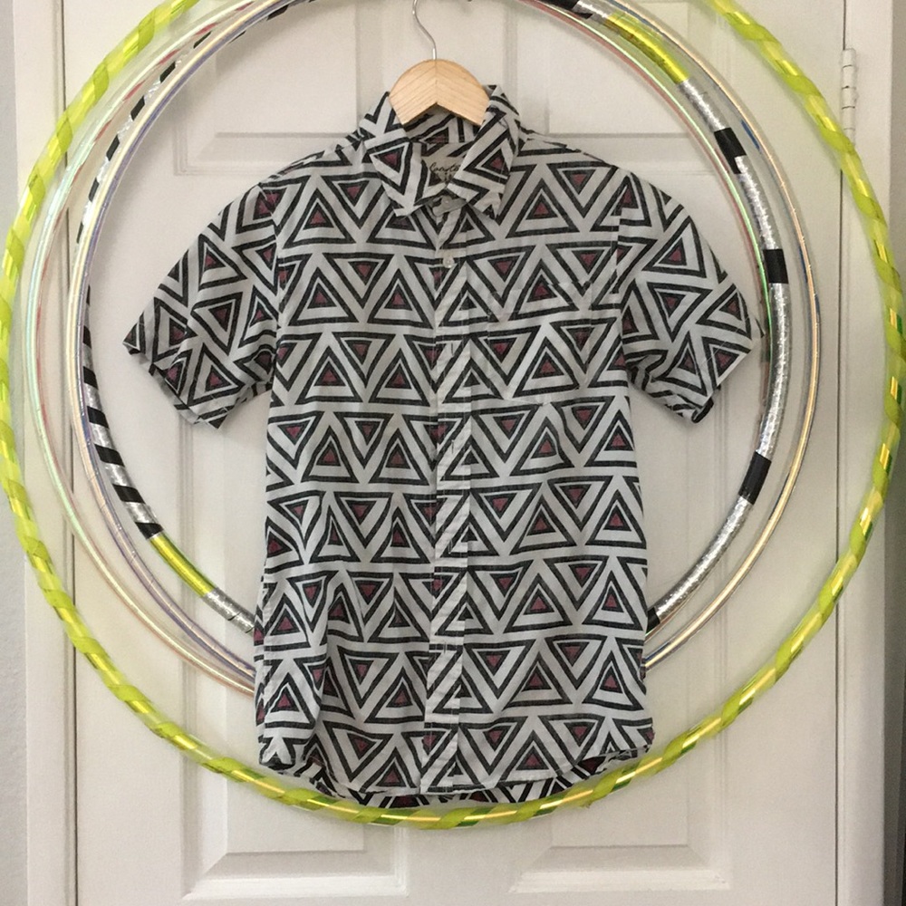 COASTAL large boy button down shirt